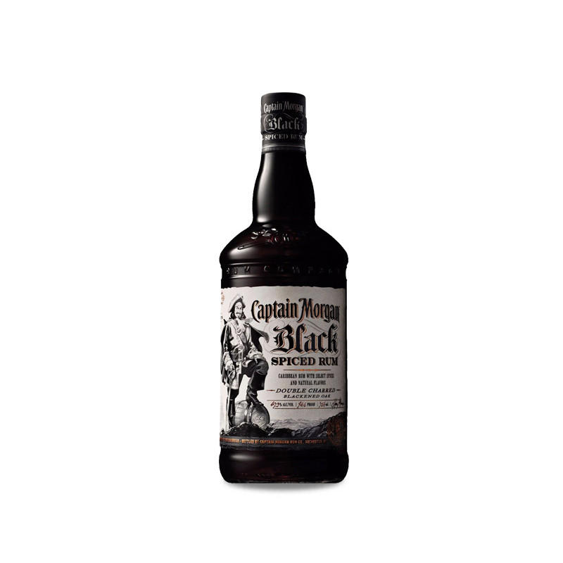 Captain Morgan Black Spiced Rum 1 liter