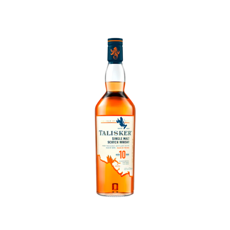Talisker 10 Year Old Single Malt Scotch Whisky 70 cl.