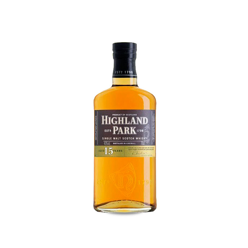 Highland Park 15 Year Old Single Malt Whisky 70 cl.