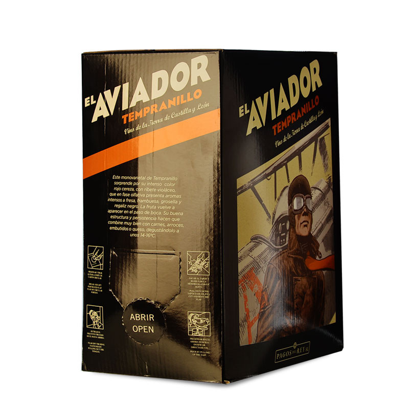 El Aviador Tempranillo Zak in Doos 5 liter