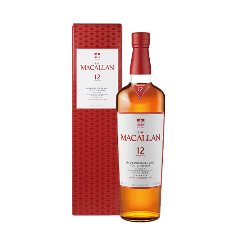 The Macallan 12 Year Old Sherry Oak Scotch Whisky Geschenk