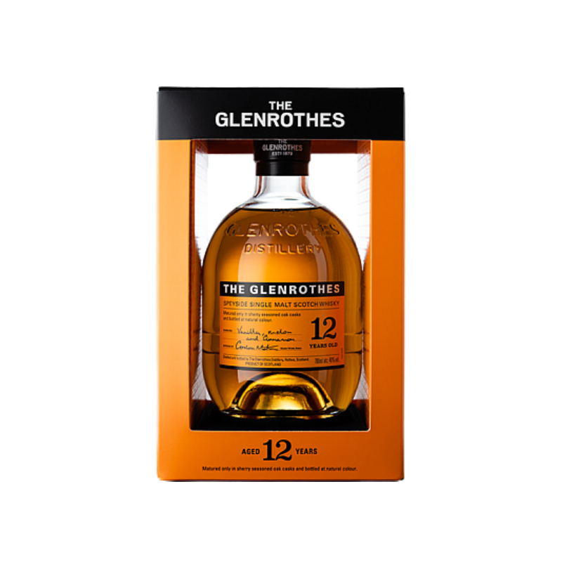 Glenrothes 12 Year Old Single Malt Scotch Whisky Geschenk