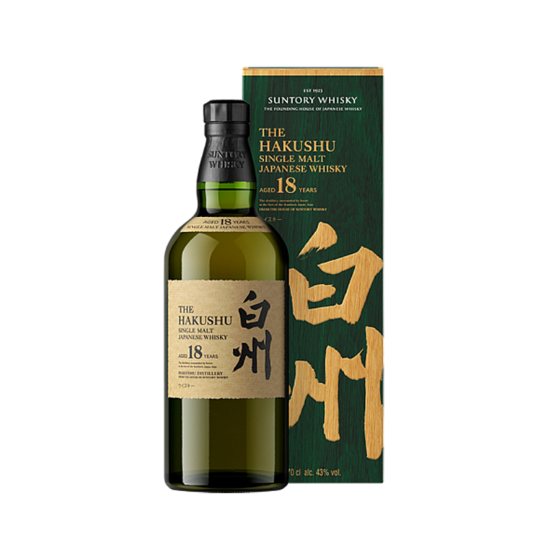 Hakushu 18 Year Old Japanese Single Malt Whisky Geschenk