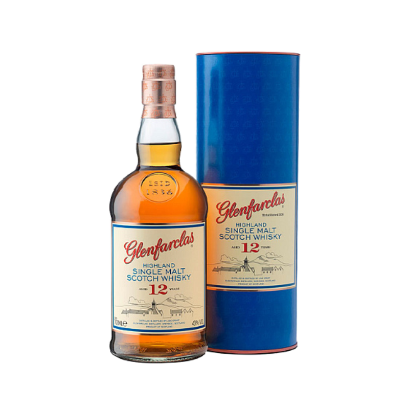 Glenfarclas 12 Year Old Single Malt Scotch Whisky Geschenk