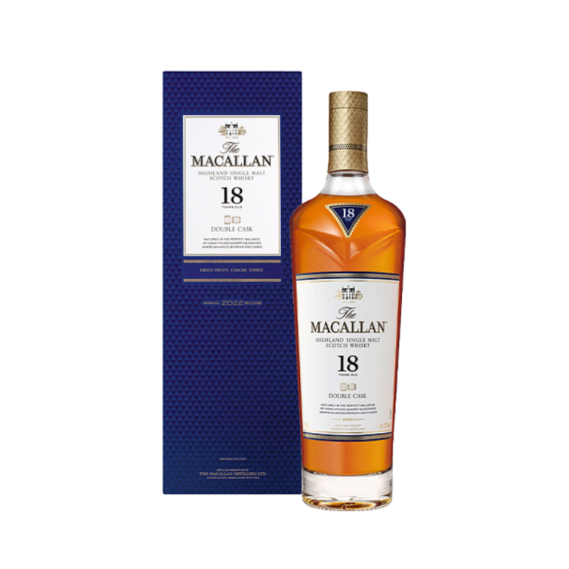 The Macallan 18 Year Old Double Cask Scotch Whisky . Koop whisky