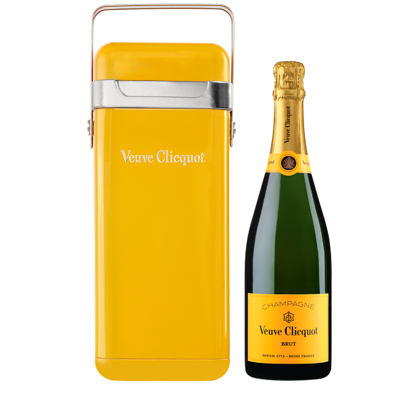 Veuve Clicquot Brut Yellow Label Cooler Geschenk. Koop champagne.
