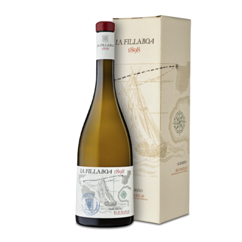 Estuche 1 botella La Fillaboa 1898 con con invitación a la bodega 2020