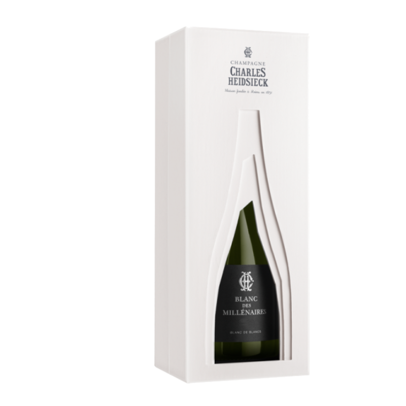 Etui 1 fles Charles Heidsieck Blanc des Millénaires Geschenk 2014