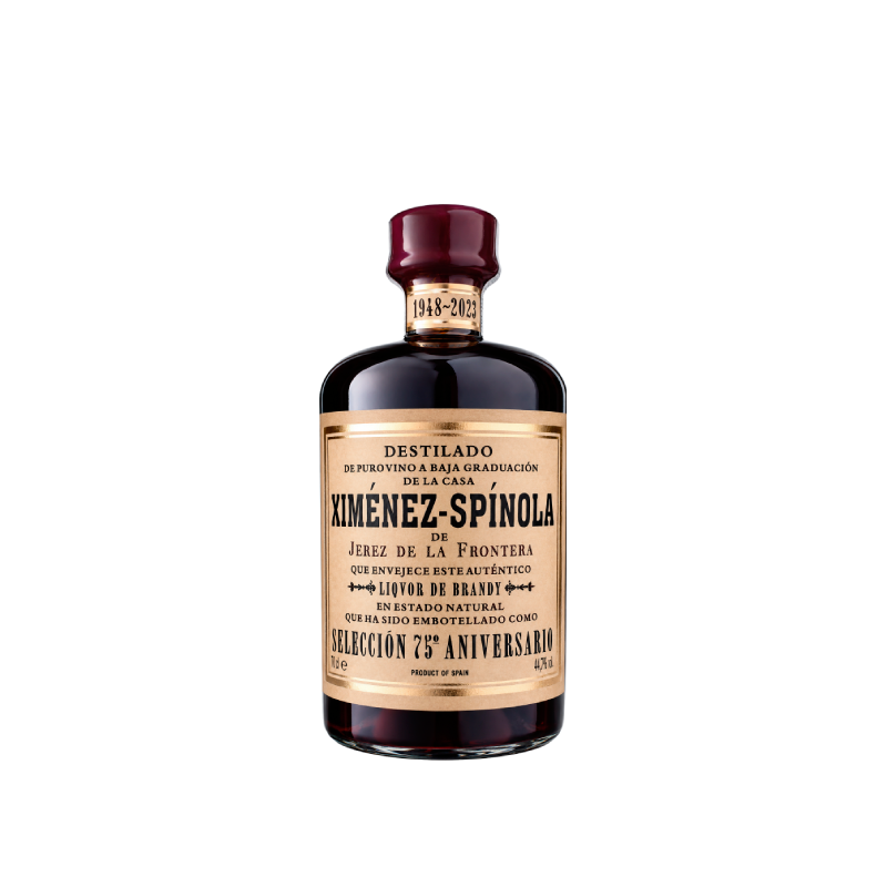 Brandy Ximénez-Spínola 75 aniversario 70 cl.